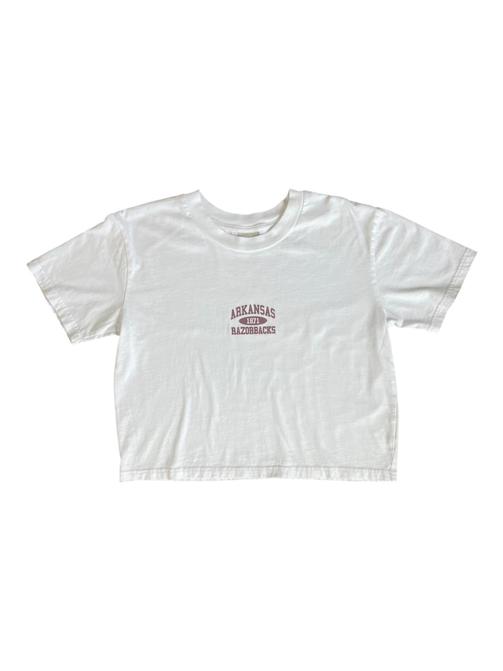 Arkansas Razorbacks Women’s White chicka-d Short Sleeve T-shirt
